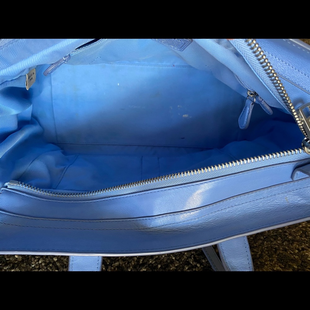 💵 SOLD 💵 Coach Swagger Christal Blue 33 - Picture 11 of 12